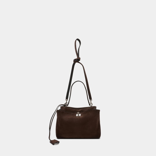 Rodeo Top Handle Bag S - Balenciaga - Leather - Brown