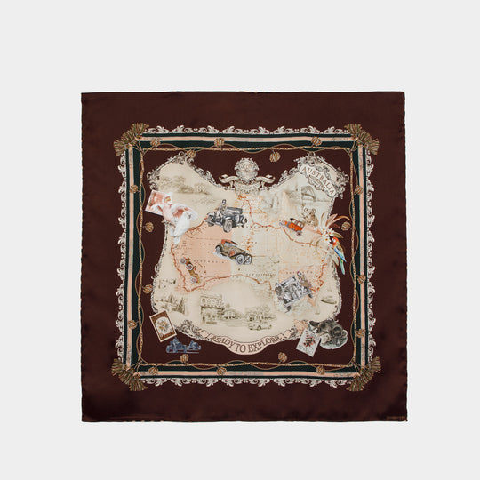 Printed Square 70 Scarf - Zimmermann - Silk - Multicolor