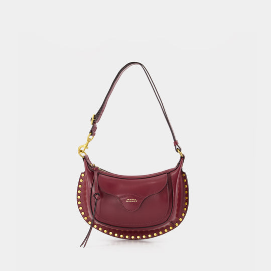 Moon Pocket Shoulder Bag - Isabel Marant - Leather - Burgundy