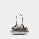 Manta Shoulder Bag - Alexander McQueen - Leather - Silver