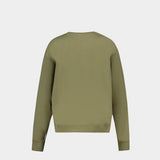 Signature Classic Sweatshirt - Kenzo - Cotton - Khaki