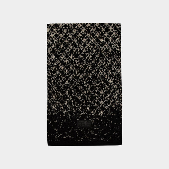 Scarf - MM6 Maison Margiela - Wool - Black