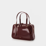Virginie Box Purse - A.P.C. - Leather - Burgundy