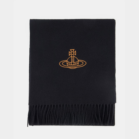 30x236 Scarf - Vivienne Westwood - Wool - Black