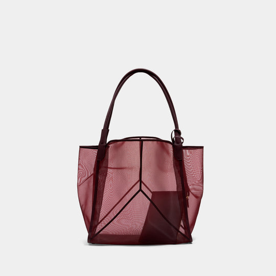 Victoria Shopper Bag - Victoria Beckham - Synthetic - Burgundy