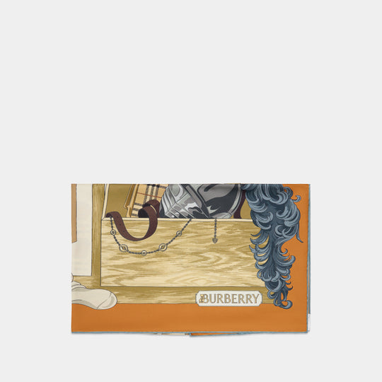 Wardrobe Silk Square - Burberry - Silk - Orange