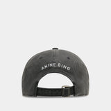 Jeremy Baseball Cap - ANINE BING - Cotton - Grey