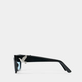 Le Rêveur Sunglasses - 3.PARADIS - Acetate - Black/Blue