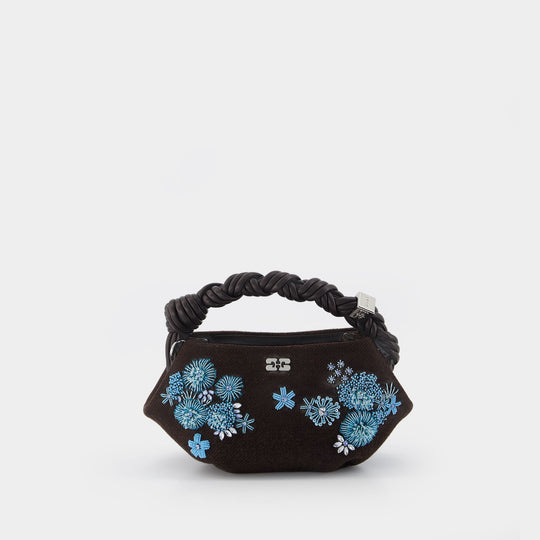 Bou Mini Evening Purse - Ganni - Wool - Brown