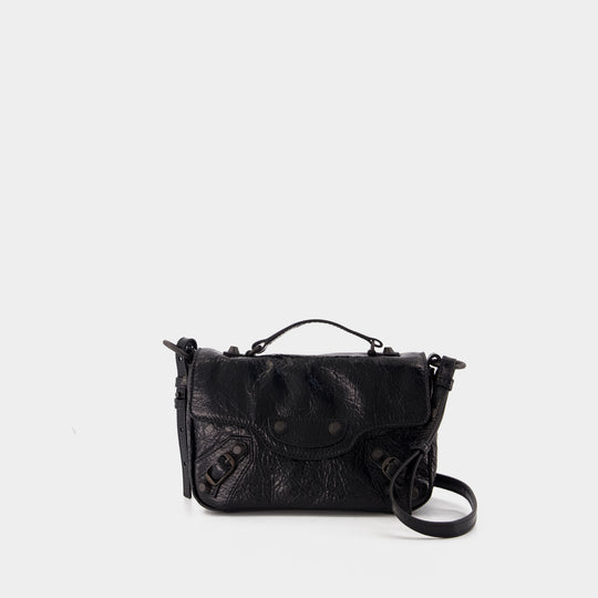 Le City Nano Shopper Bag - Balenciaga - Leather - Black