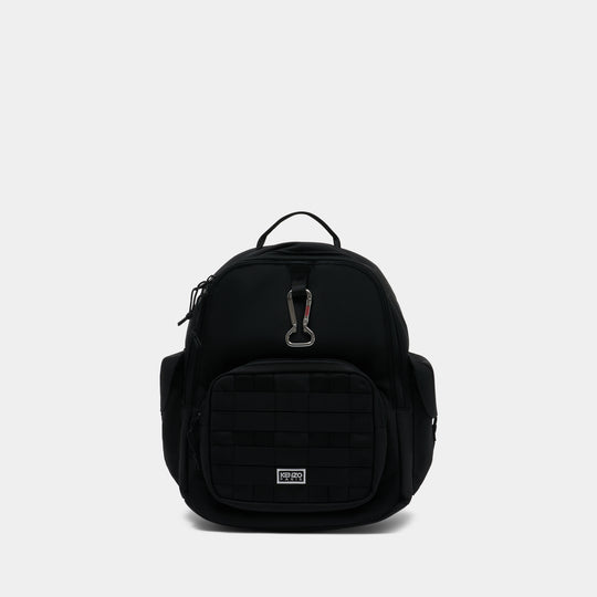 Backpack - Kenzo - Nylon - Black