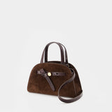 Romy Small Bauletto Purse - Tory Burch - Leather - Brown