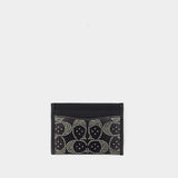 Crystal Signature Essential Card Holder - Coach - Denim - Black