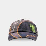 Cap - Acne Studios - Cotton - Black