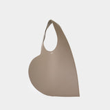 Heart Shopper Bag - Coperni - Leather - Brown
