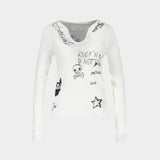 Tunisien Happy T-Shirt - Zadig & Voltaire - Cotton - White