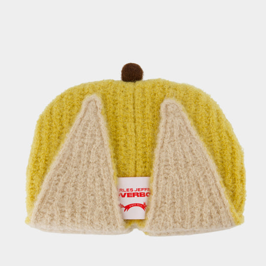 Chunky Banana Beanie - Charles Jeffrey Loverboy - Wool - Yellow