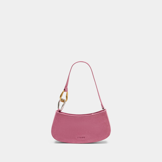 Ollie Shoulder Bag - Staud - Leather - Pink