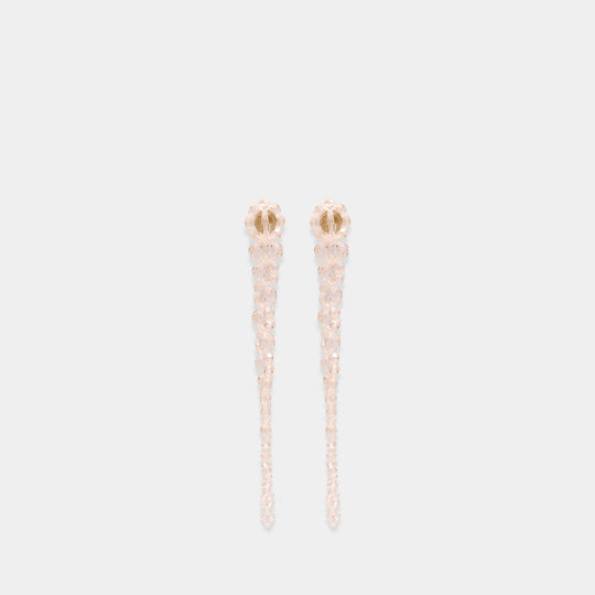 Drip Earrings - Simone Rocha - Brass - Ivory