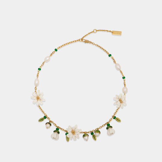 Rooted Daisy Necklace - Marc Jacobs - Metal - Gold