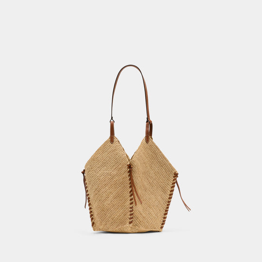 Tampa Ge Shopper Bag - Isabel Marant - Raffia - Beige
