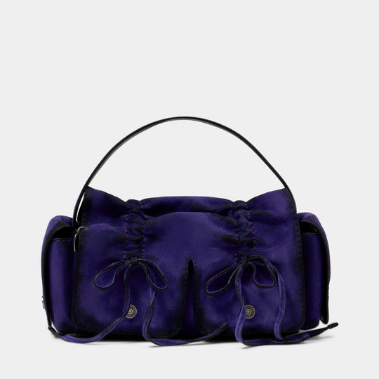 Multipocket Bleached Purse - Acne Studios - Leather - Purple