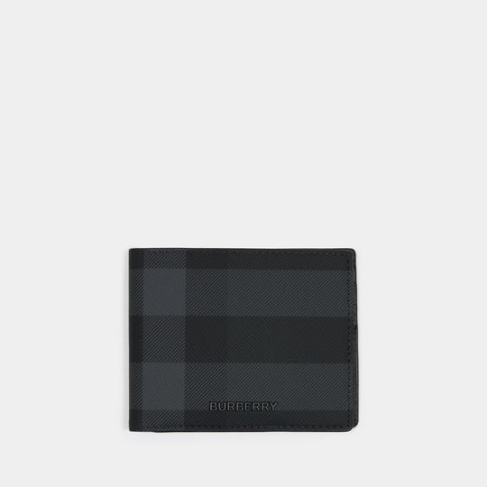 Hipfold Brt Card Holder - Burberry - Synthetic - Grey