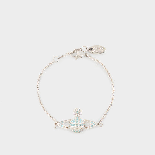 Mini Bas Relief Chain Bracelet - Vivienne Westwood - Metal - Silver