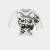 Tee T-Shirt - Rabanne - Cotton - White