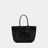 Alana Small Shopper Bag - Vivienne Westwood - Raffia - Black