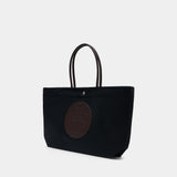 Ella Twist Shopper Bag - Tory Burch - Synthetic - Black