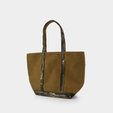 M Tote Bag – Vanessa Bruno – Cotton – Khaki