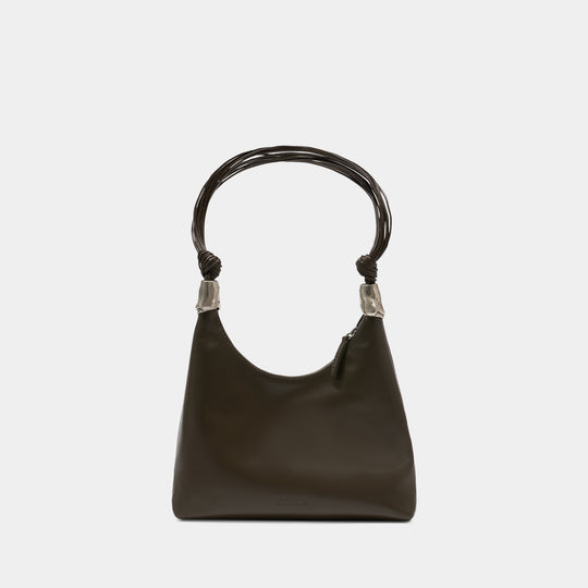 Cuff Shoulder Bag - Staud - Leather - Brown