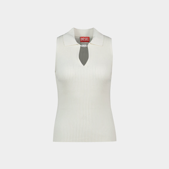 M-Lilita Top - DIESEL - Silk - White