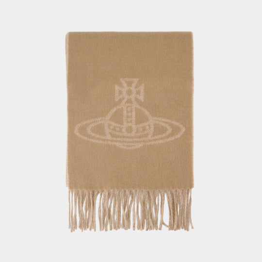 25x180 Scarf - Vivienne Westwood - Wool - Beige