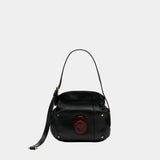 Mini Shoulder Bag - Versace - Leather - Black