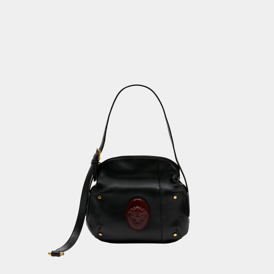 Mini Shoulder Bag - Versace - Leather - Black