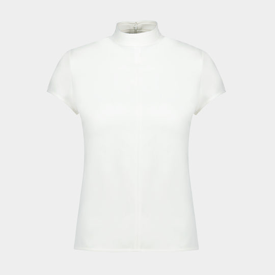 Heritage Crepe T-Shirt - Courreges - Synthetic - White