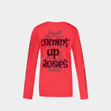 Coming Up Roses T-Shirt - Simone Rocha - Cotton - Red