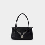 East West Shoulder Bag - Marni - Leather - Black