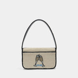 Tommy Beaded Shoulder Bag - Staud - Viscose - Multicolor