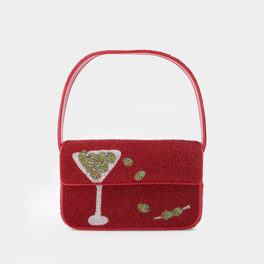 Tommy Beaded Shoulder Bag - Staud - Synthetic - Multicolor