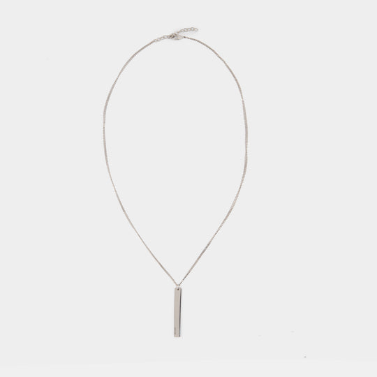 Collana Minimal Necklace - MM6 Maison Margiela - Metal - Silver