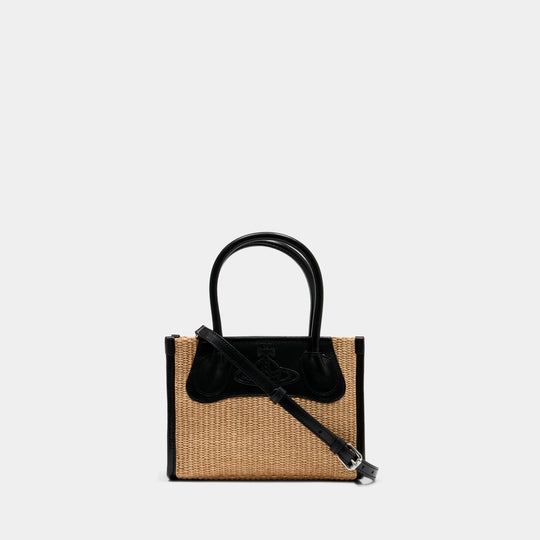 Troy Small Crossbody - Vivienne Westwood - Cotton - Beige