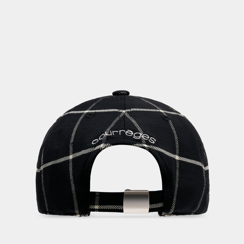 Checked Signature Cap - Courreges - Cotton - Multicolor