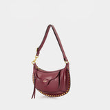 Moon Pocket Shoulder Bag - Isabel Marant - Leather - Burgundy
