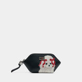 Bou Puddle Coin Purse - Ganni - Leather - Black