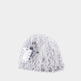 Hobo Mini Purse - Ganni - Synthetic - Grey