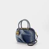 The Micro Bauletto Bag - Marc Jacobs - Cotton - Blue