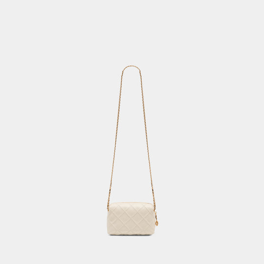 Fleming Soft Crossbody - Tory Burch - Leather - Beige